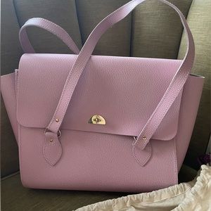 Cambridge Satchel Emily Pink Pebbled Leather with dust bag